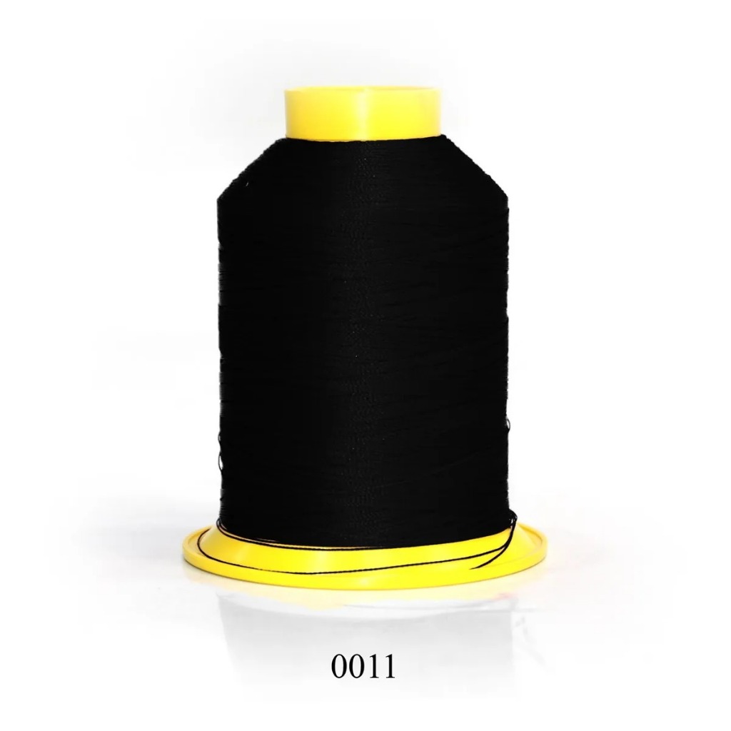 Linha Settanyl Snyl 60 cor PRETA costuras de bolsa calçados pastas mochilas bancos de automóveis estofado bolas colchões