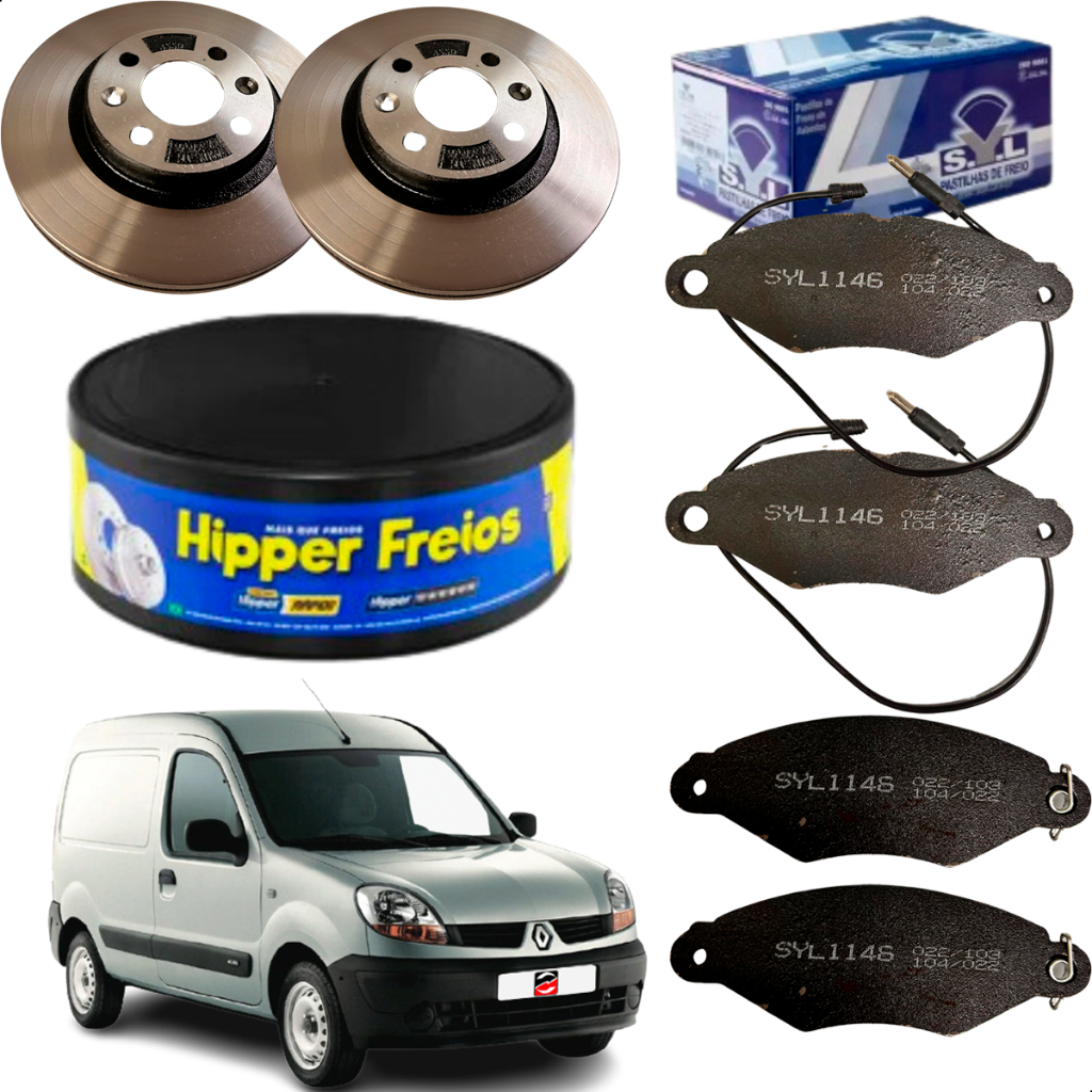 Discos E Pastilhas Kangoo 1.6 2011 2012 2013 2014 2015 2016