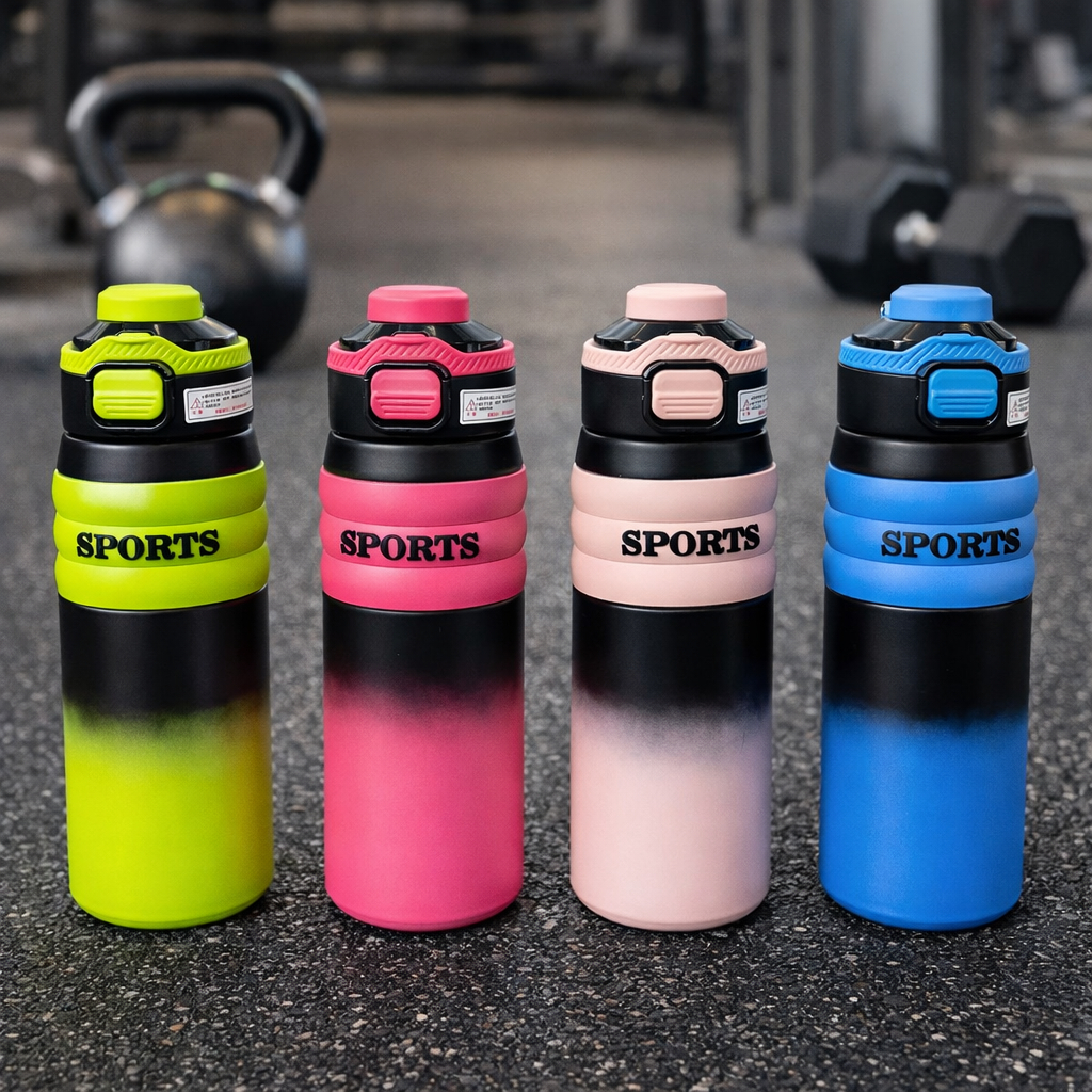 Garrafa Termica Sports 650 ml Aço Inoxidavel Squeeze Agua