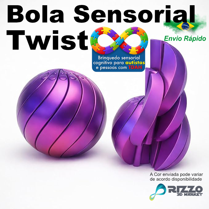 Bola Sensorial Twist Foco, TDAH e Autismo Fidget Toy em Oferta na Shopee