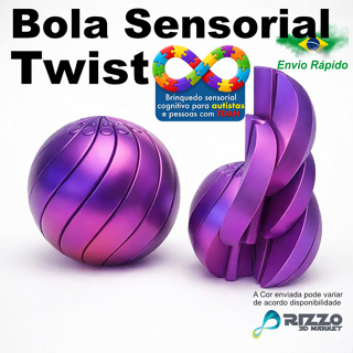 Bola Sensorial Twist Foco, TDAH e Autismo Fidget Toy em Oferta na Shopee