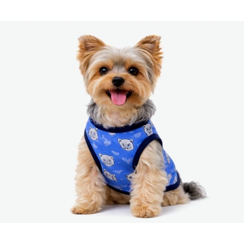 Regata Pet Verão Roupa para Cachorro Leve Fresquinha Confortável Cães Pequenos e Médios Roupinha Respirável