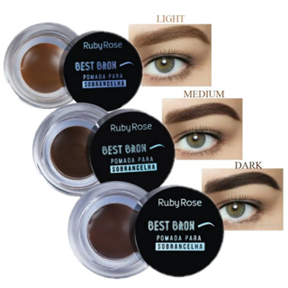 Pomada Best Brow Ruby Rose Para Sobrancelhas com Alta Pigmentação 3,3g em Oferta na Shopee
