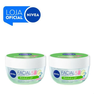 KIT NIVEA Hidratante Facial em Gel 100g - 2 unidades BBB 26 em Oferta na Shopee