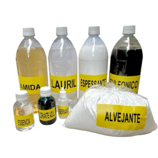 SABÃO LÍQUIDO ARYEL - KIT COMPLETO / FAZ 100L em Oferta na Shopee