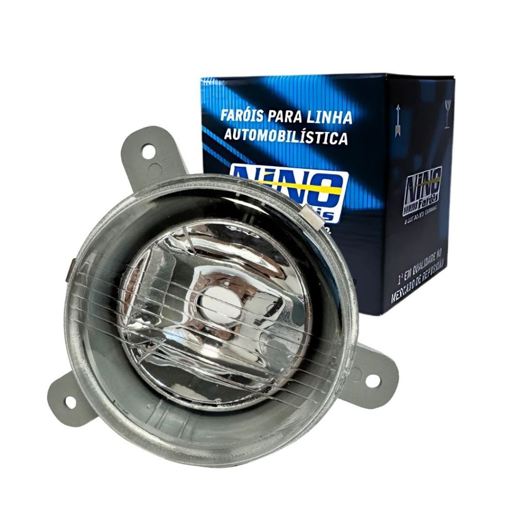 Farol Milha Auxiliar Vidro Redondo Para Ford EcoSport 2003 a 2007 Nino F-149 4F9Z15200AA