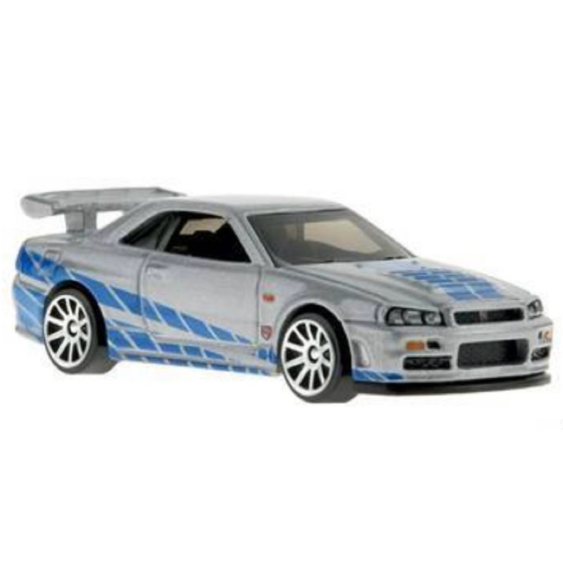 Hot Wheels - Nissan Skyline  GT-R R34 - Fast and Furious - Velozes e Furiosos