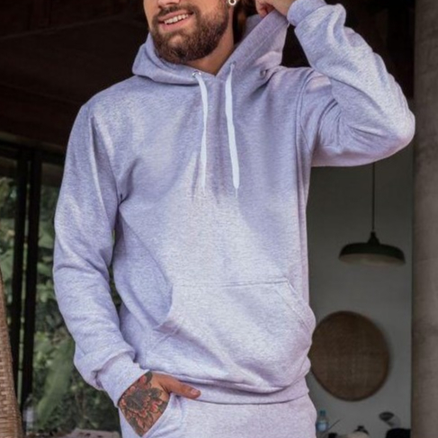 Moletom Liso Premium Básico Blusa De Frio Casaco Flanelado Masculino Feminino Canguru Capuz e Bolso