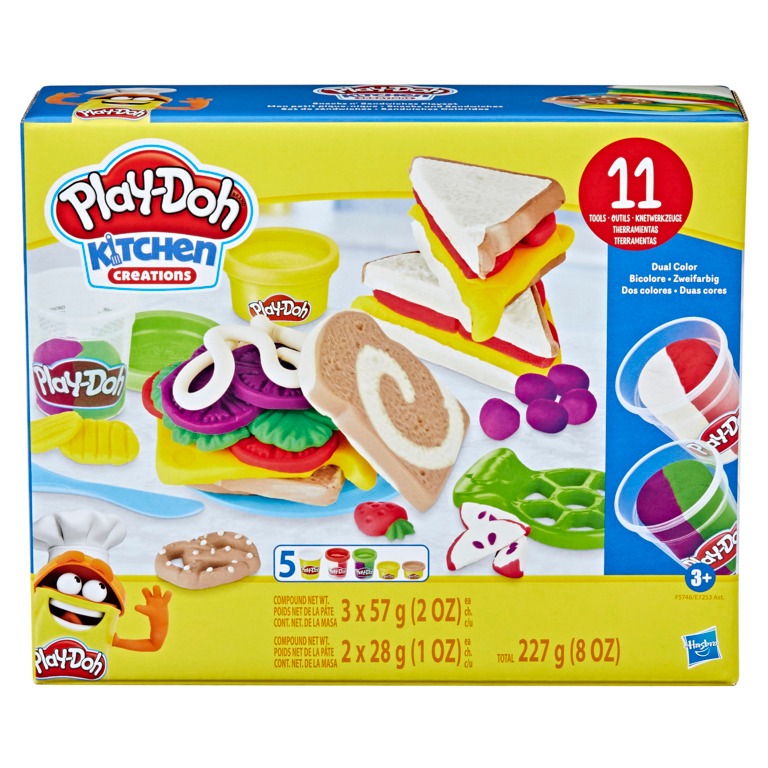 Massinha Play-Doh Sanduiches Coloridos - Hasbro F5746
