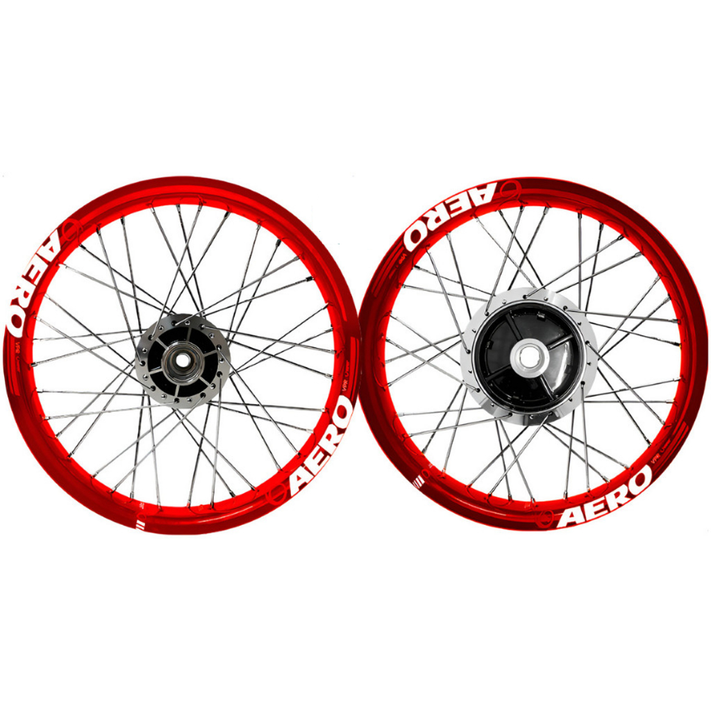 Roda Par Aro Alumínio Viper Aero 4mm Titan Fan Start 150 160