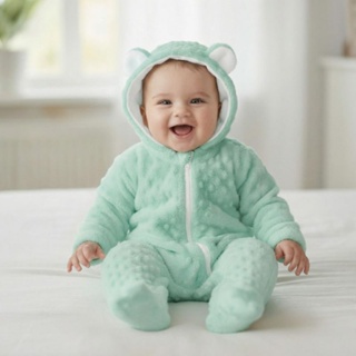 Macacão Ursinho Bebê – Conforto e Estilo no Frio (L5) em Oferta na Shopee