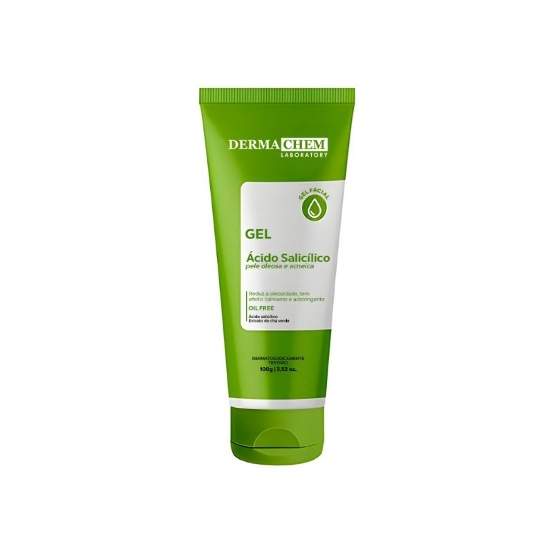 Dermachem Gel Facial Antioleosidade 100g - Controle Oleosidade e Refrescância