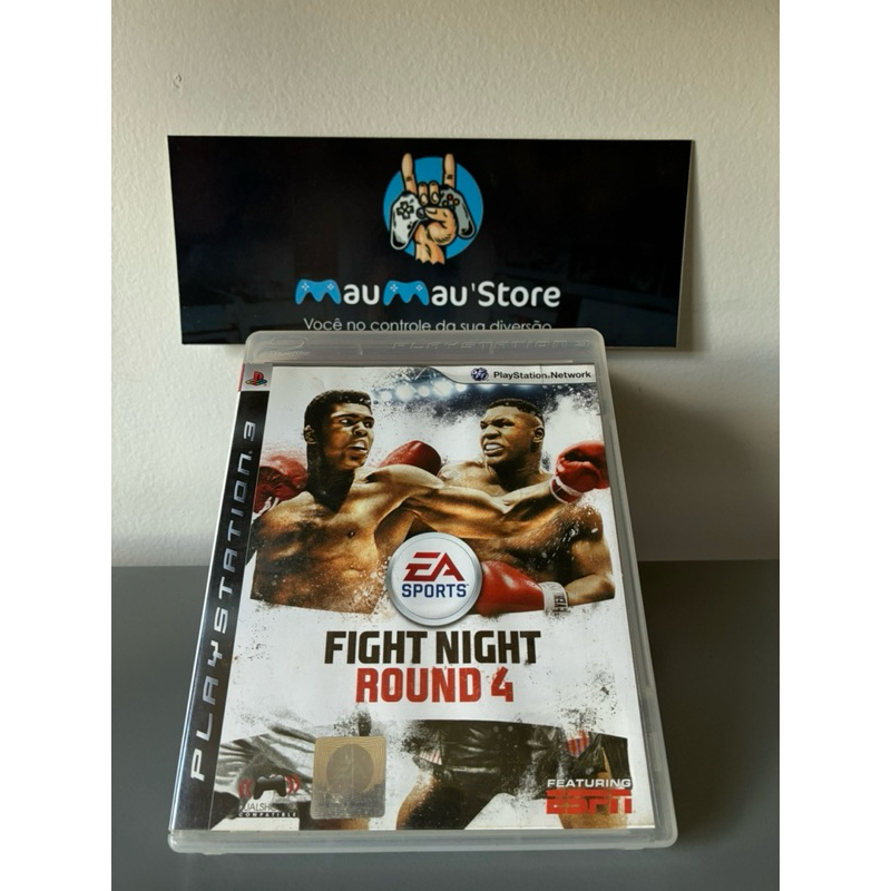 Fight Night Round 4 PS3 - Original Usado Mídia Física Jogos de Luta PlayStation 3