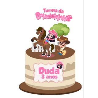 Topo de Bolo da  BOIADEIRINHA  para festa /Aniversário Ana Castela