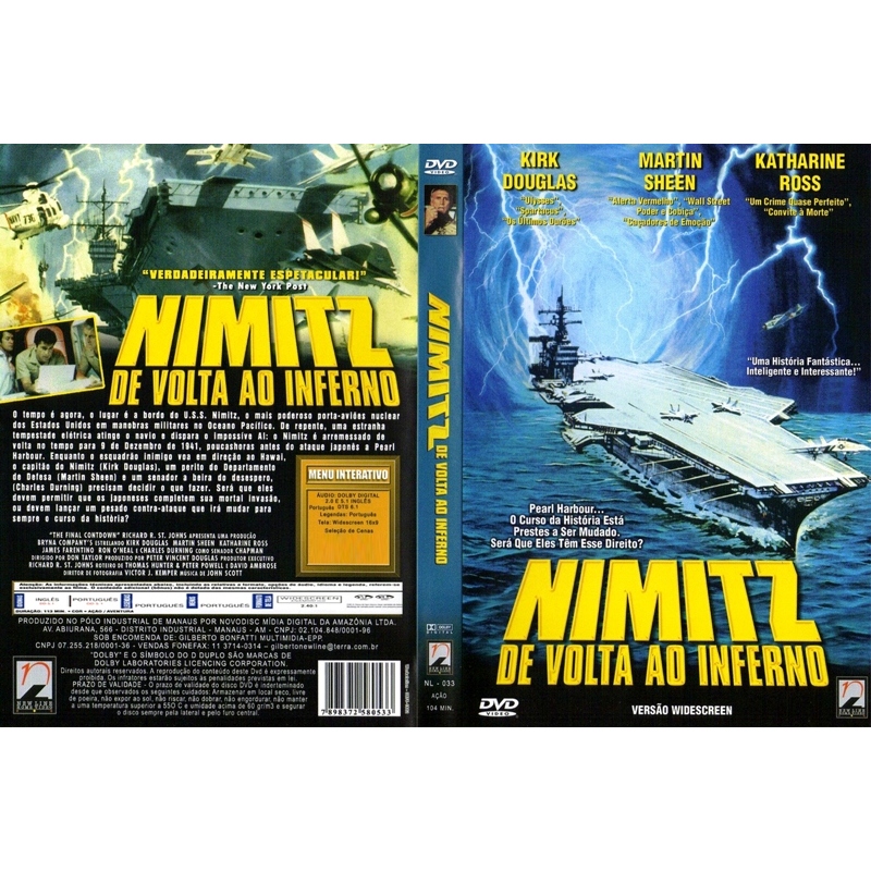 Nimitz De Volta Ao Inferno katharine ross, kirk douglas, martin sheen DUBLADO E LEGENDADO AUTORADO FÃ MADE   DVD Nimitz