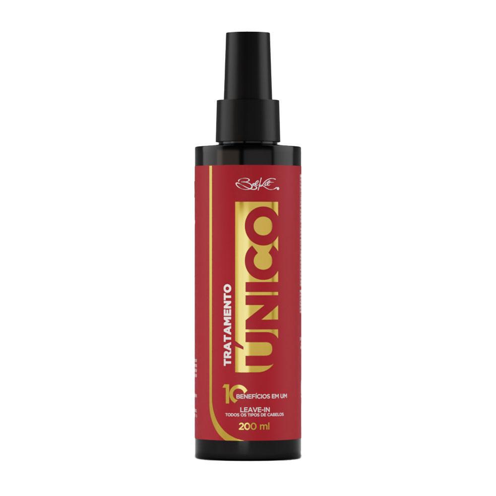 Protetor Térmico - Leavein Spray TRATAMENTO ÚNICO 10em1 200mL Belkit  - Antifrizz, Reparador capilar