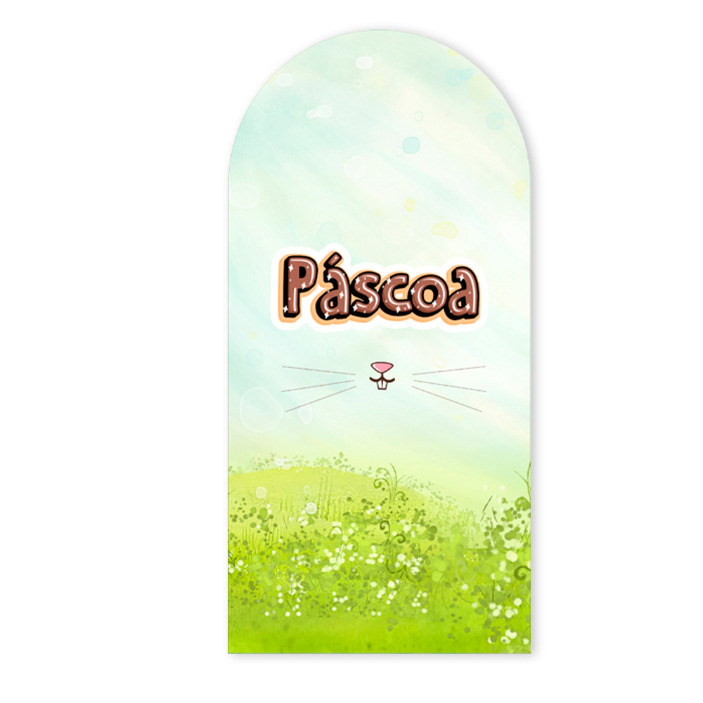 Capa Painel Romano Sublimado Helanca Premium Decoração 2x1 Tema Romano Painel Feliz Páscoa Decoração
