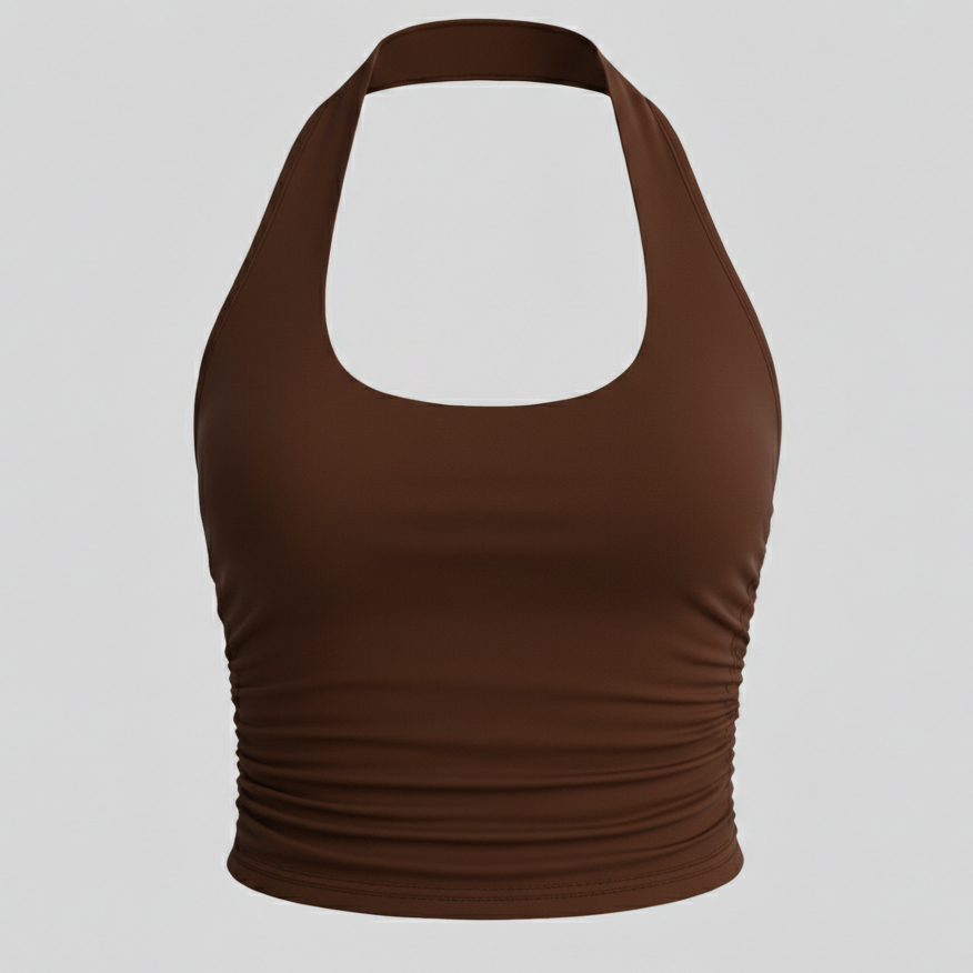 Cropped Feminino Franzido Frente Única Suplex Moda Fitness Treino Academia Ajuste Perfeito