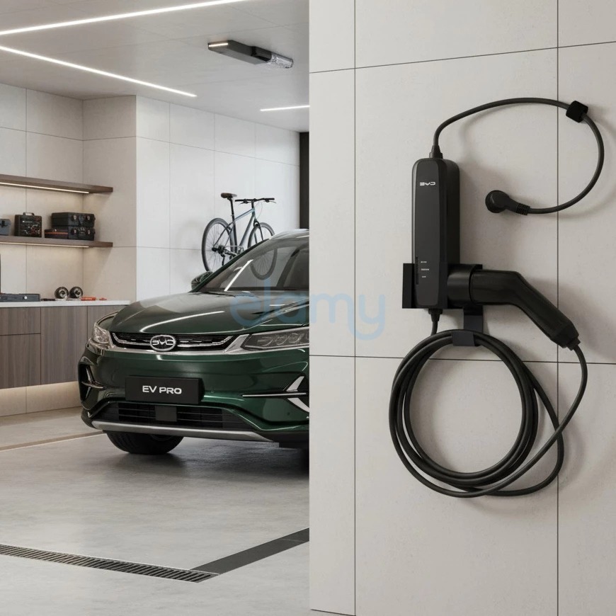 Suporte Carregador Carro Elétrico Para BYD Dolphin, BYD Song Plus. BYD Song Pro ,BYD Yuan Plus.,BYD Seal +Kit de Fixação