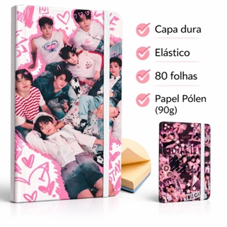 Caderno Moleskine Stray Kids - Capa Dura  (21x14) -  Personalizada l Registre seu destino com o Stray Kids em Oferta na Shopee