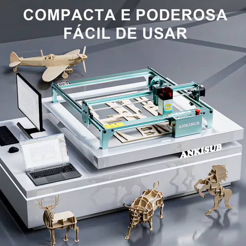 Máquina Gravadora Laser 60W ANKISUB L10 40x40cm Corte Madeira Acrílico Couro 110/220V — imagem 2 de 2