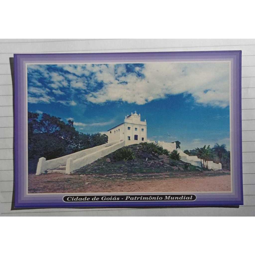 Cartão Postal – Cidade de Goiás (GO) – Igreja de Nossa Senhora Aparecida (Arraial de Areias)