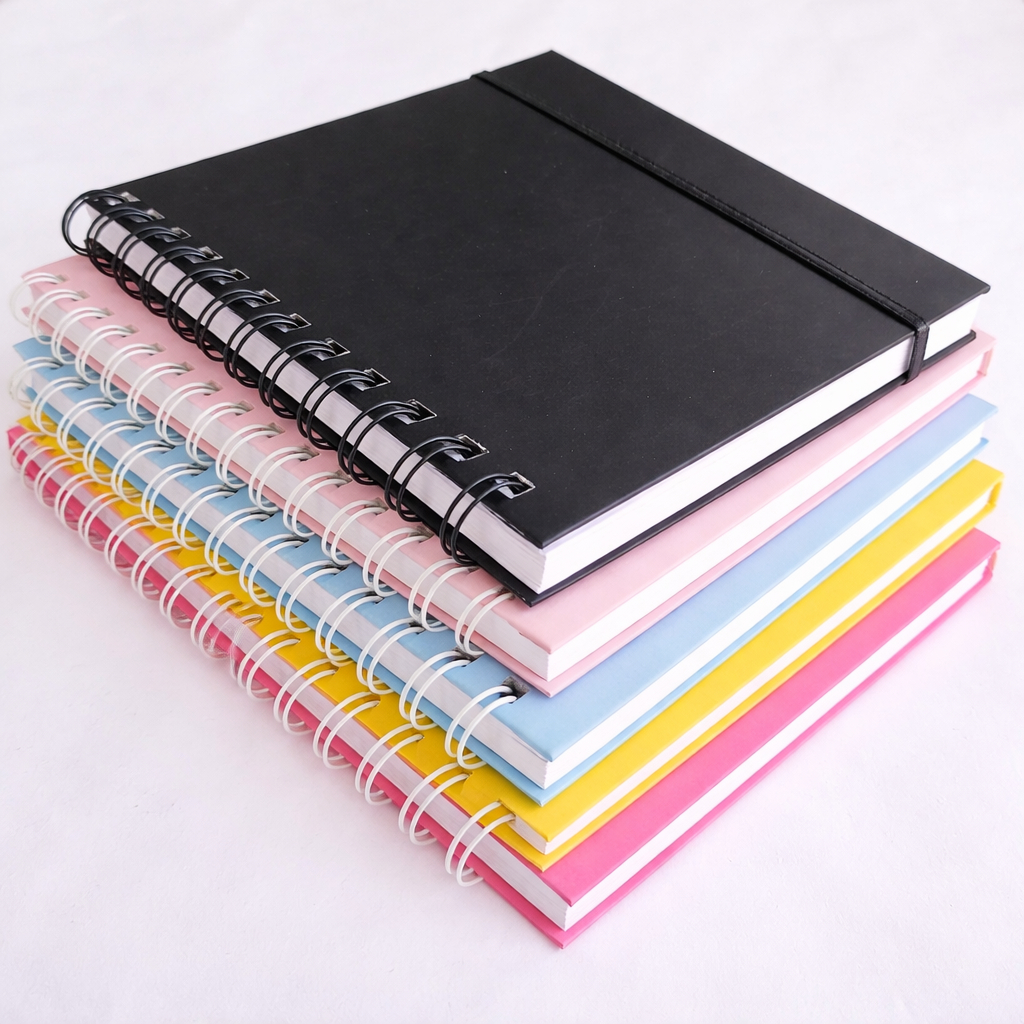 Sketchbook A5 15x21cm | Capa Dura Wire-o | Papel 90g, 180g ou 240g | Desenho, Aquarela e Escrita