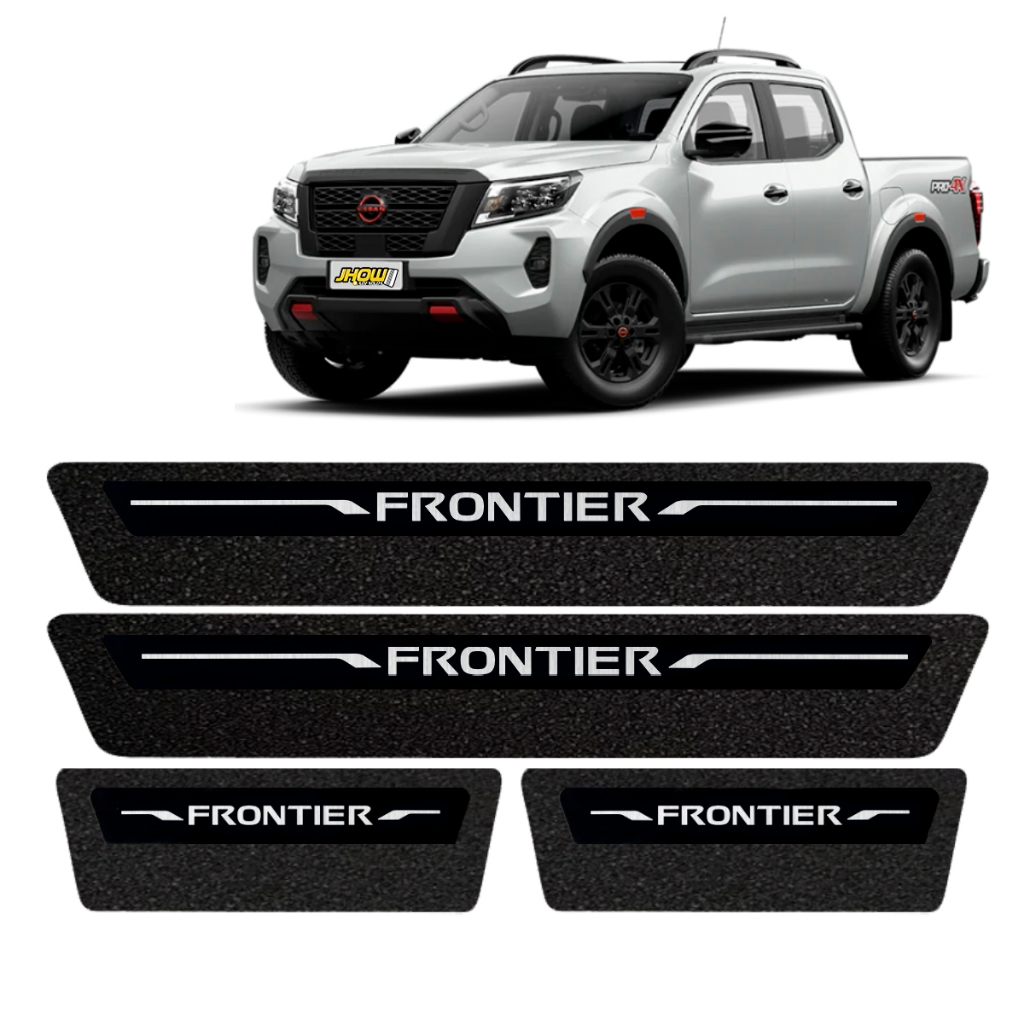 Acessórios Soleira Aço Inox Escovado Nissan Frontier - Todos