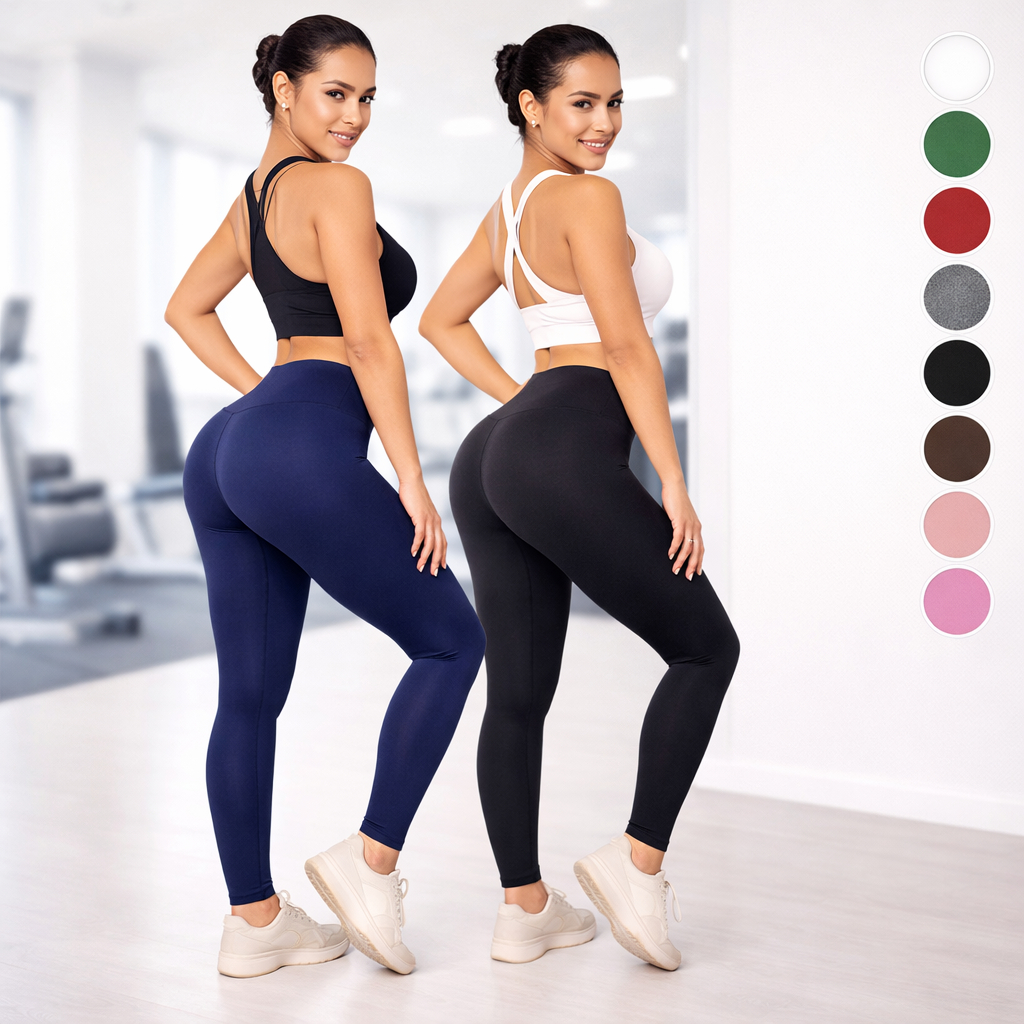 Calça Legging Suplex Fitness – Cós Duplo largo, Conforto e Zero Transparência, Legging Modeladora