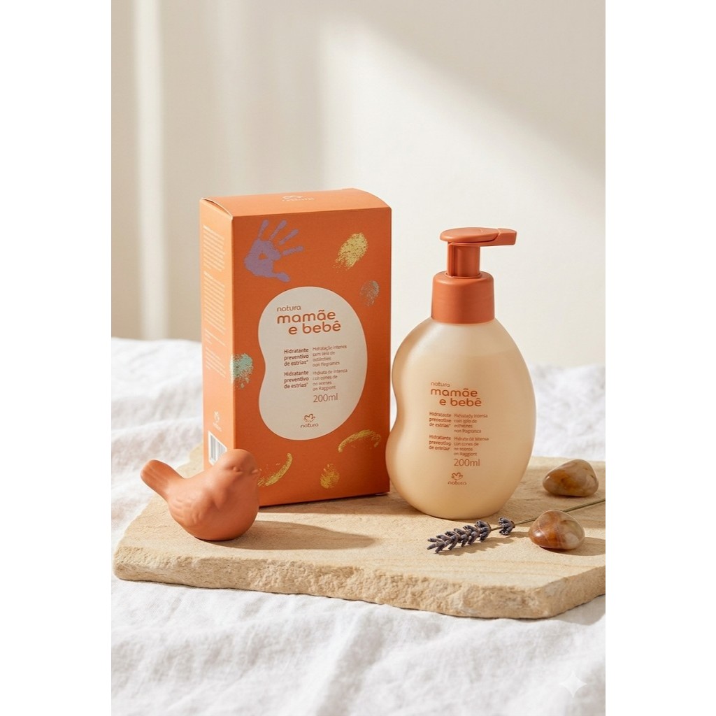 Loção Hidratante Preventiva de Estrias Mamãe e Bebê