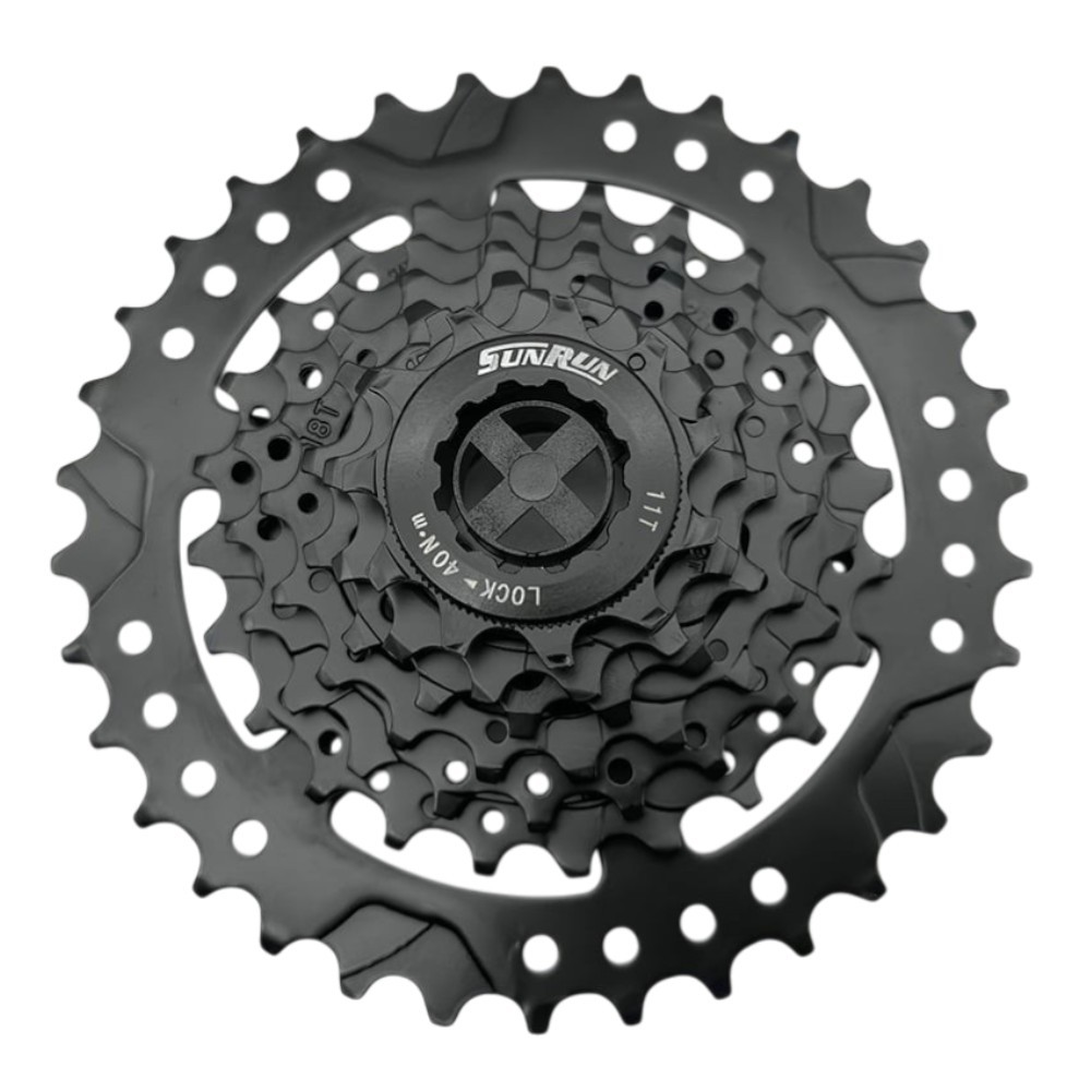 CATRACA BIKE CASSETE 7V. MEGA RANGER 11/34 DENTES K7 ENCAIXE SUNRUN