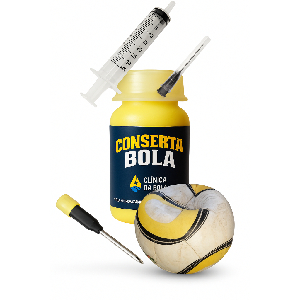 Conserta Bola Esportiva com Pequeno Furo Reparo