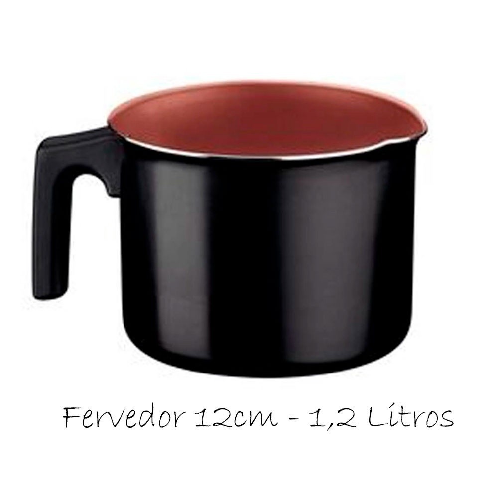 Jogo de Panelas Tramontina Caribe 5 pçs Antiadernte e Conjunto de Tigelas Inox 5 Pçs