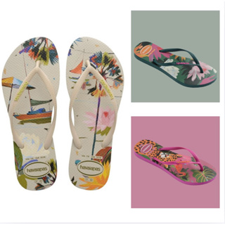Chinelo Havaianas Slim Bliss Coqueiros e Praia Original em Oferta na Shopee