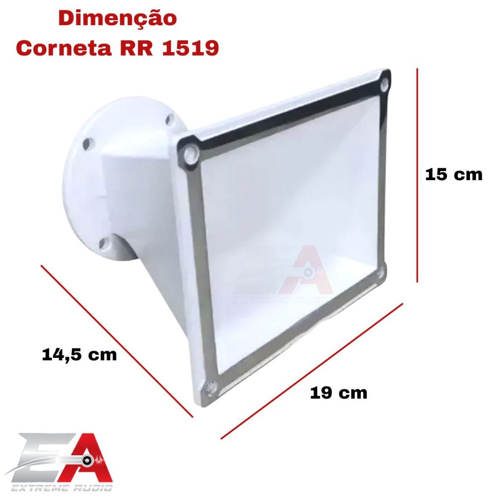 Kit Corneta 1519 Ltr RR 1/2/4/ Unidades Cone Expansor Para Driver