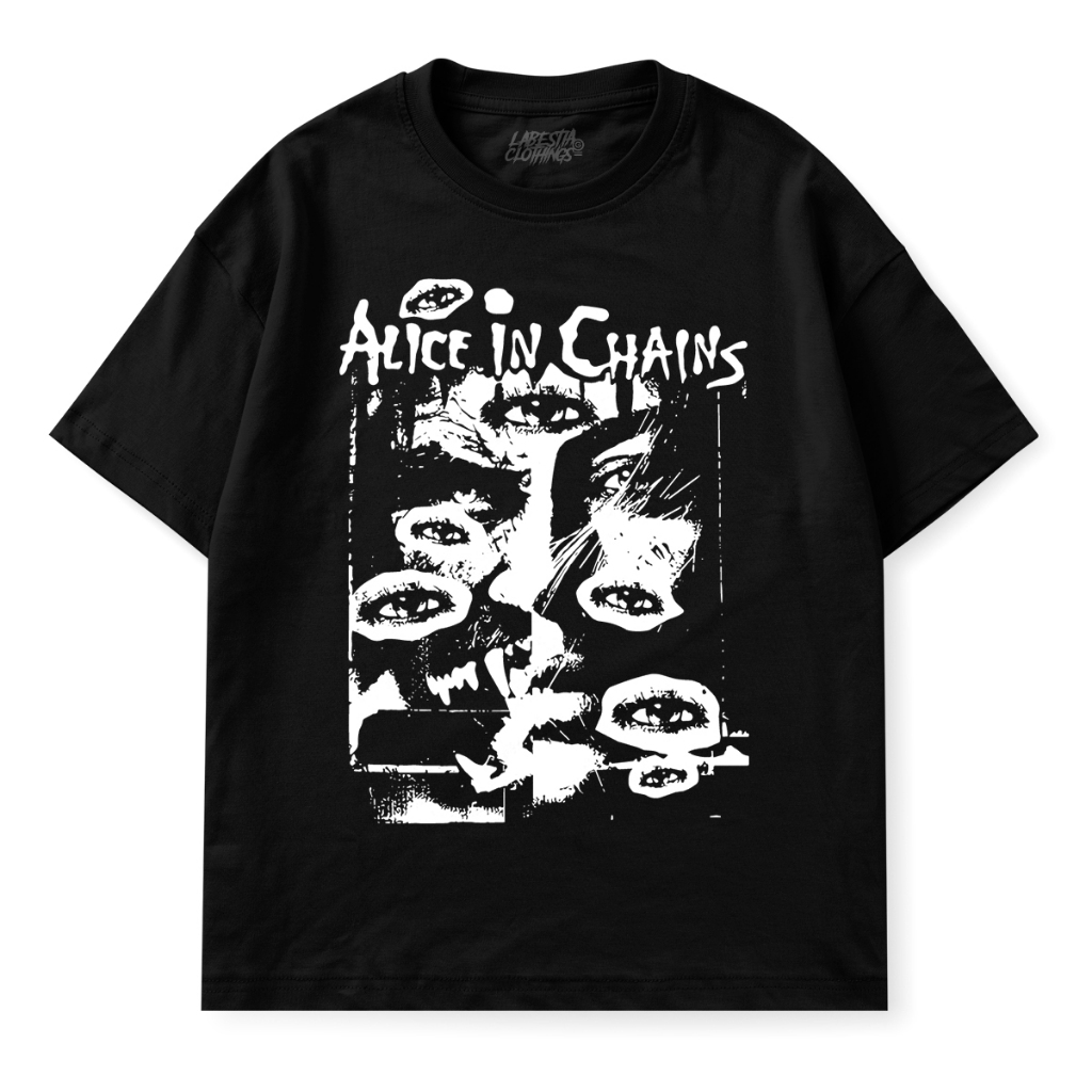 Camiseta Alice in Chains Banda Grunge Rock Heavy Metal 100% Algodão Tamanhos e Cores Disponíveis em Oferta na Shopee