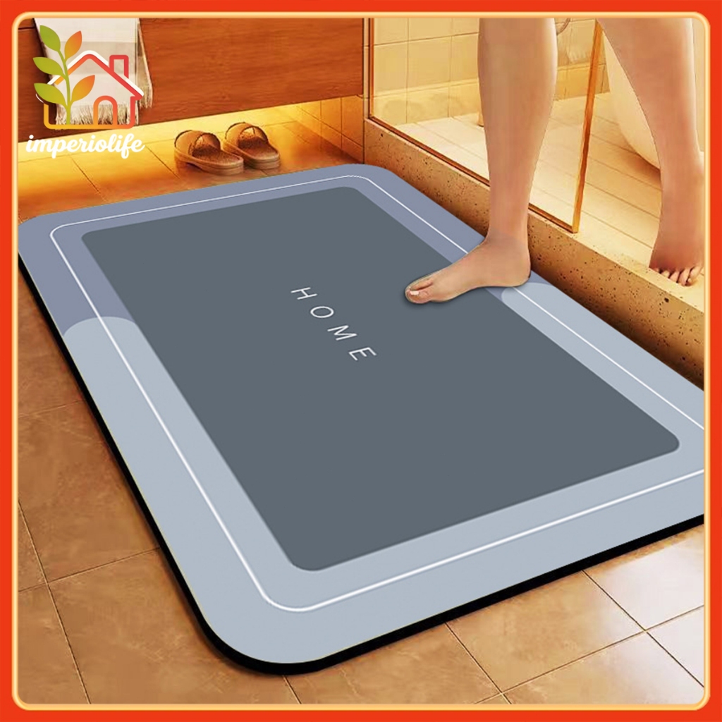 Tapete Banheiro Antiderrapante Absorvente de Secagem Rápida entregar Cor e Estampas sortidos em Oferta na Shopee