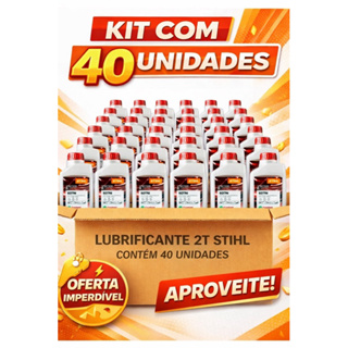 Kit 40 Castrol Stihl Para Motor 2t Óleo Lubrificante Sopradores Motosserras e roçadeiras 500ml Caixa em Oferta na Shopee
