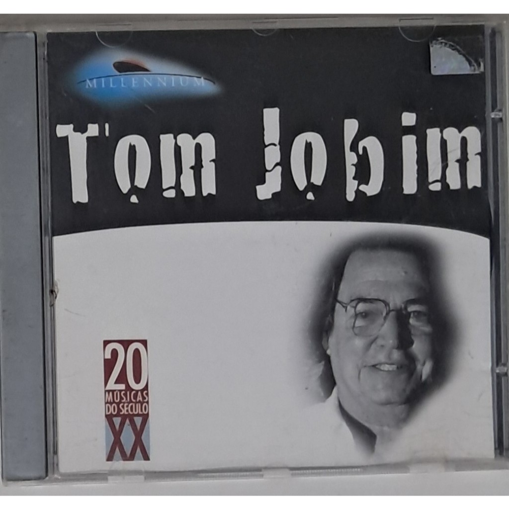CD Tom Jobim - 20 músicas do século XX - Millennium