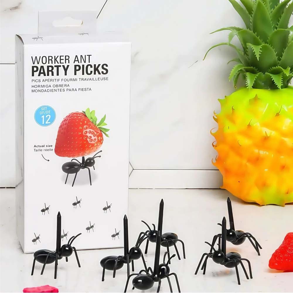 12 a 24 Palitos Decorativos para Petisco, Queijo, Fruta, Doce e Pão, Espetos para Festa