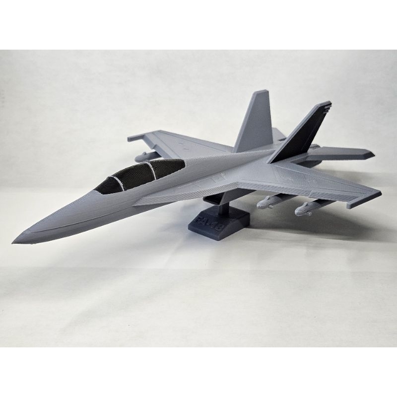 Kit Card Avião Caça F-18 Hornet - Miniatura 3D Para Montar - Colecionável
