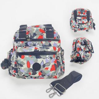 Bolsa Mochila Feminina 2 em 1 Transversal e Costas Impermeável Com Chaveiro Macaco - Estampas Exclusivas em Oferta na Shopee
