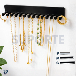 Organizador Suporte de Joias Expositor para Bijuterias com Fixação Versátil Fita Dupla Face em Oferta na Shopee