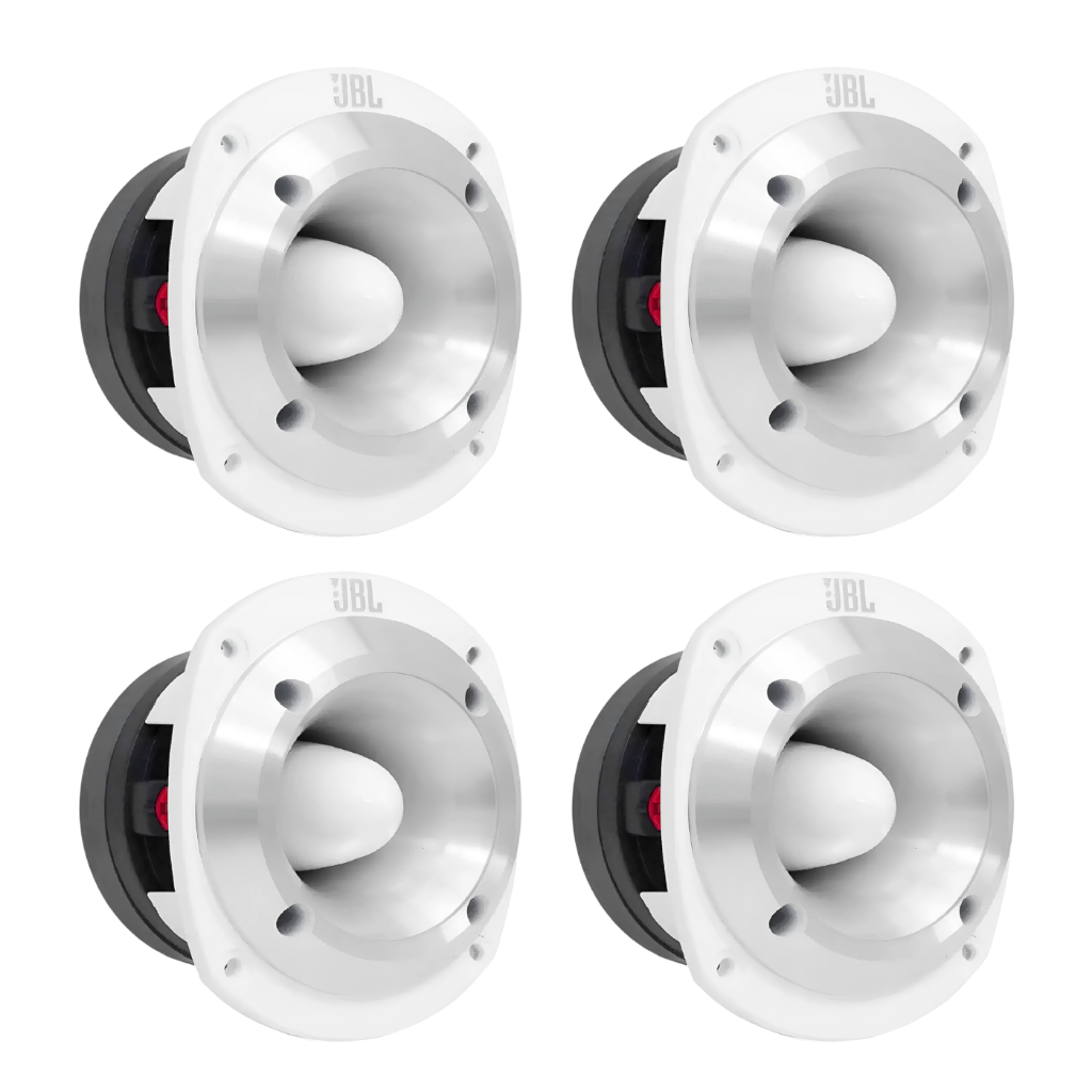 KIT C/ 4UN Tipo de alto-falante super tweeter JBL ST400 Trio para carro/caminhonete cor branco