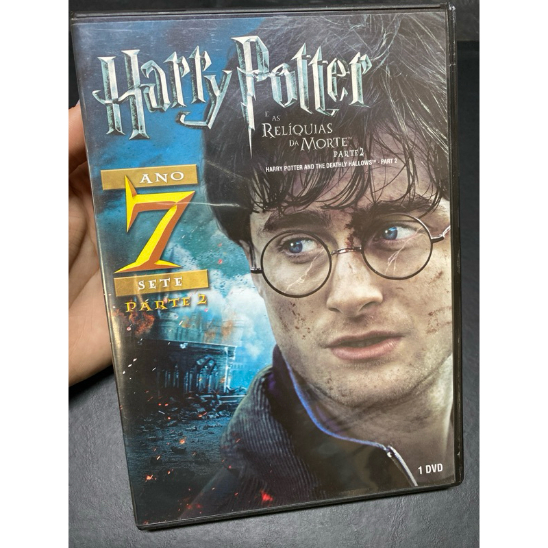 DVD: Harry Potter - E as relíquias da morte parte 2 “Harry Potter and the deathly hallows part2”.