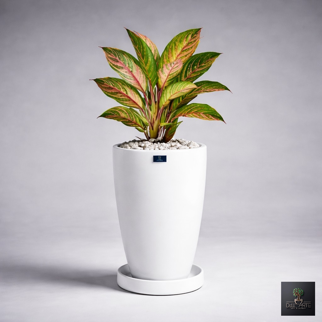 Vaso em Fibra de Vidro - 44cm - Coleção Dell'Arte Eleganza - P