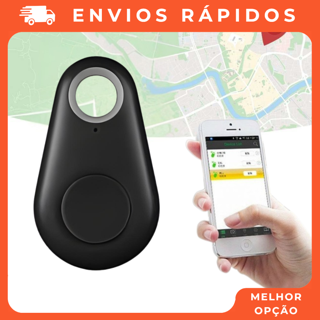 Rastreador de Bagagem TAG ITAG Mala Anti-Perda GPS Mini Localizador Chaveiro