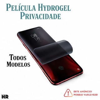 Pelicula Hydrogel Privacidade Anti Impacto Xiaomi Poco X X2 / X3 / X4 / X5 / X6 / X7 / X8 em Oferta na Shopee