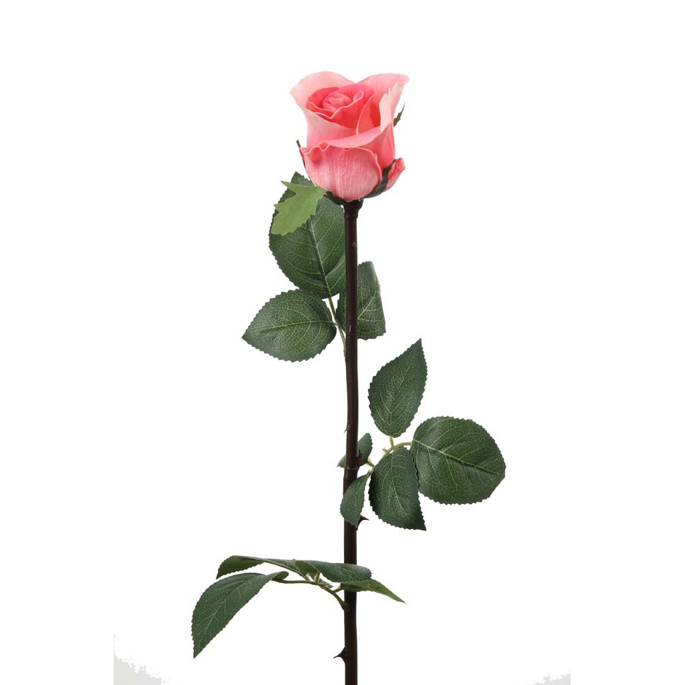 Flor Botão Rosa Artificial Poliuretano Jardim Enfeite Beleza Arranjos Festa Casamento