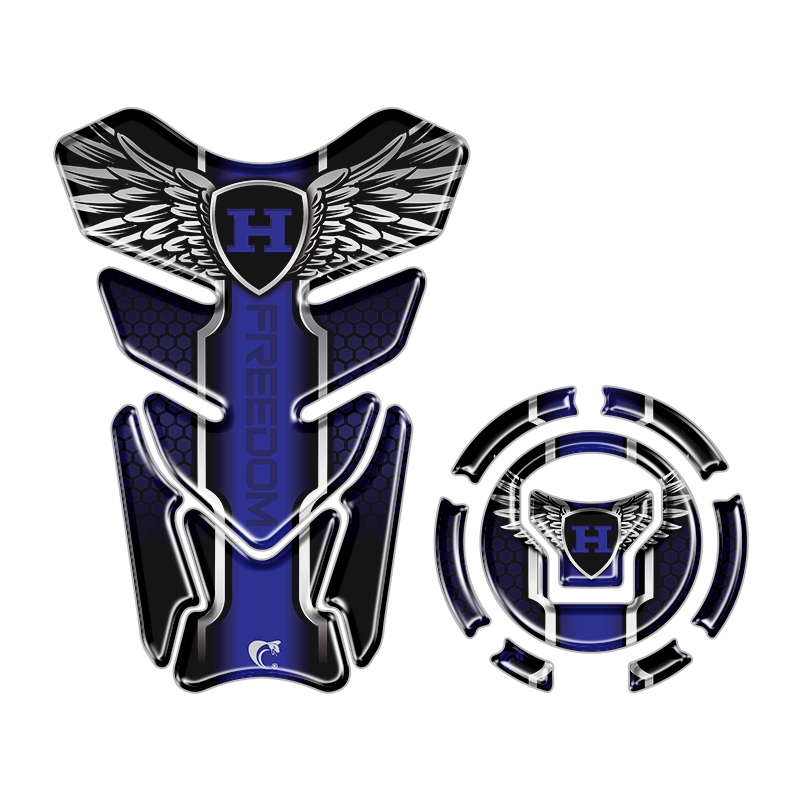 Adesivo Tanque e Bocal Moto Twister Titan Fan Start 150 160 CBR 500R 2018+ AZUL